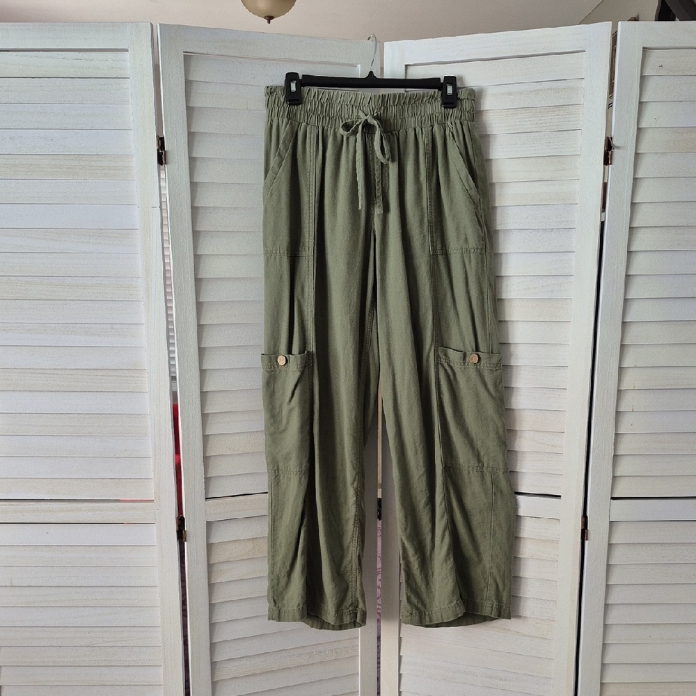 Olive Green Women's Cargo Pants